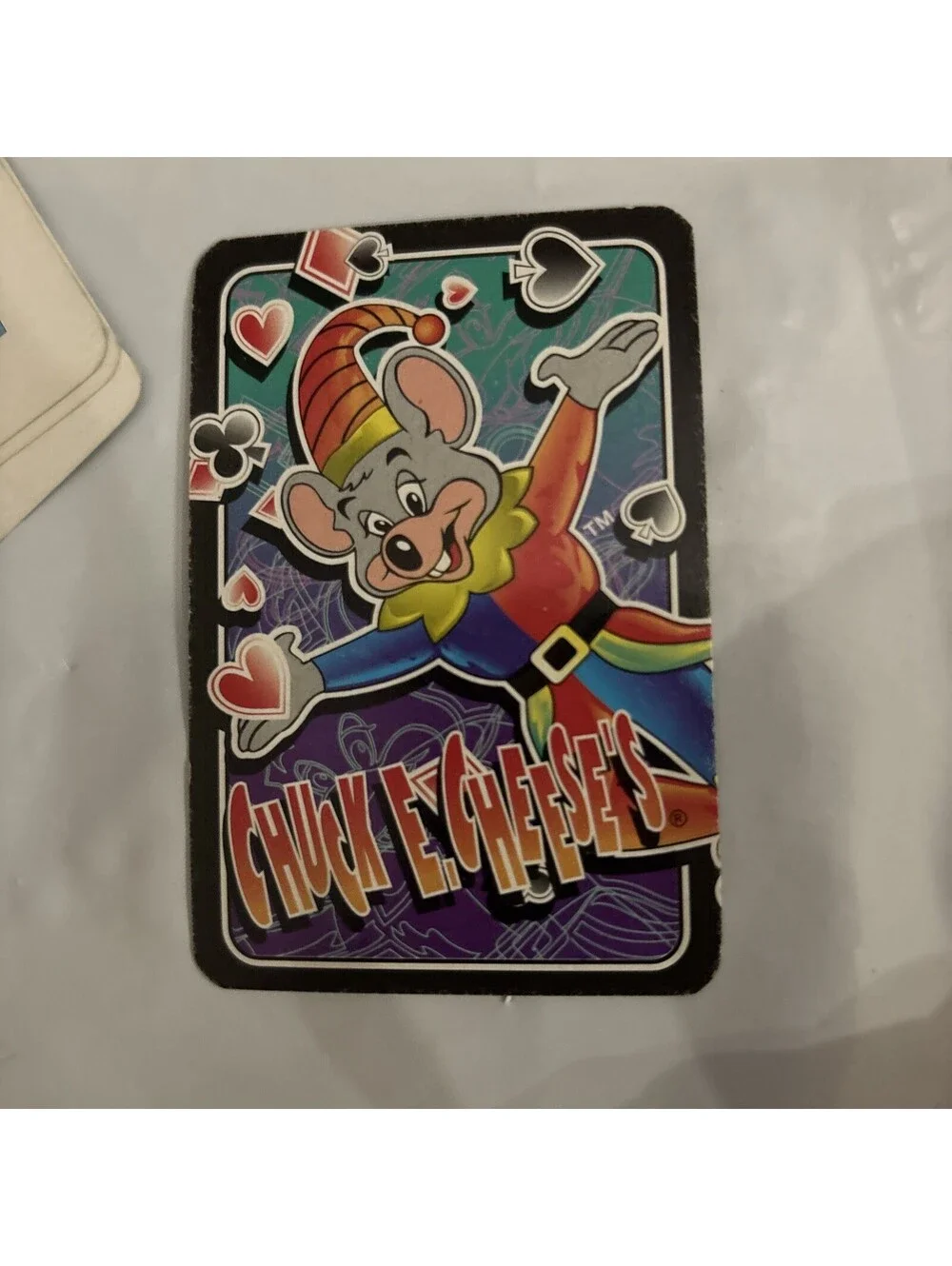 Chuck e Cheese Deck Playing Cards, Complete Set 54, Vintage  3.5”